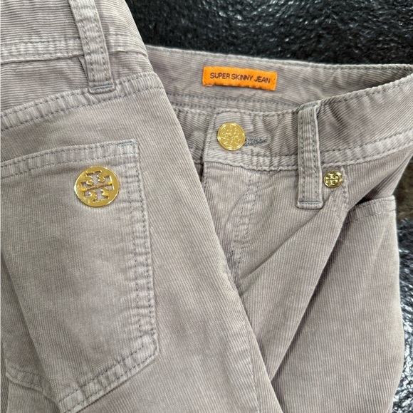 Tory Burch Gray Corduroy Pants – Size 25 - Picture 5 of 8